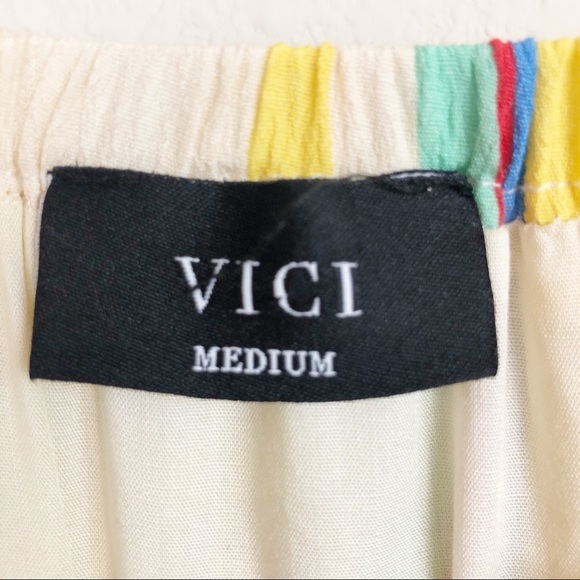 VICI Strapless Striped Pant Romper Jumpsuit, Med - Picture 12 of 12